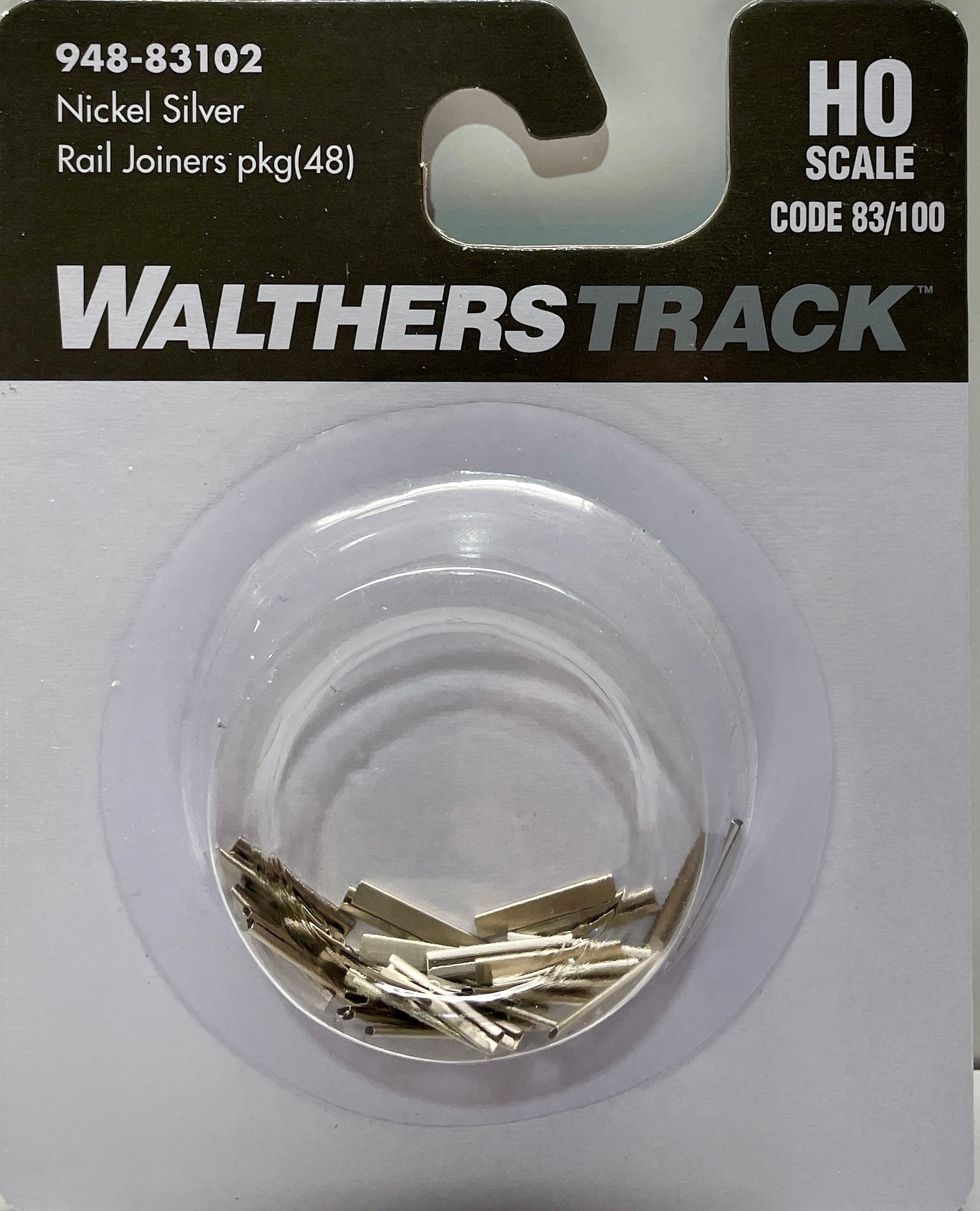 Silver Rails WALTHERS CODE 83/100 NICKEL SILVER RAIL JOINERS (48 PACK) – Makin' Tracks