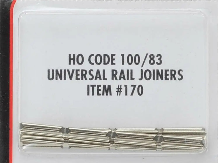 ATLAS CODE 83/100 NICKEL SILVER RAIL JOINERS (48 PACK)