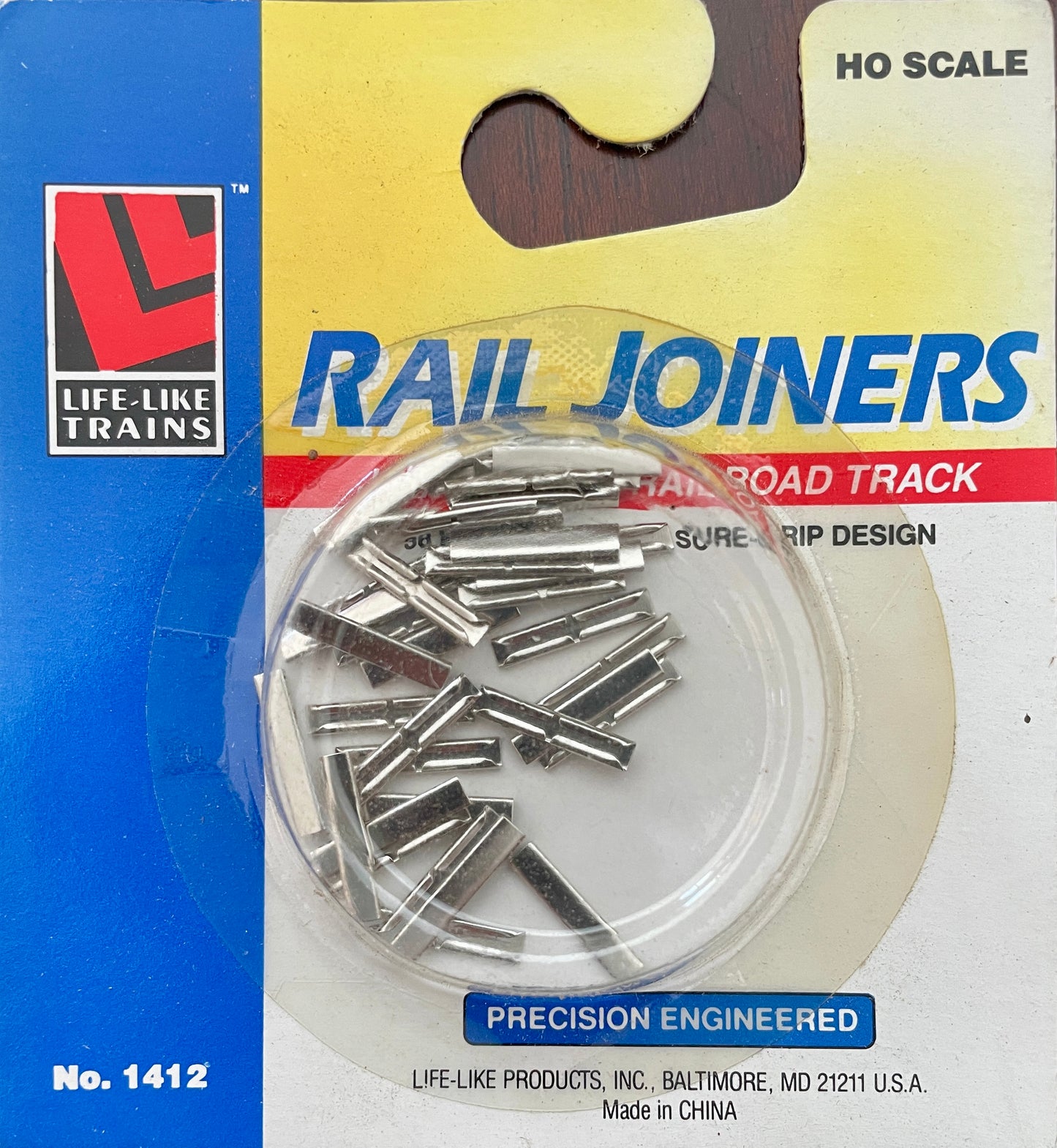 LIFE-LIKE CODE 83/100 NICKEL SILVER RAIL JOINERS (48 PACK)