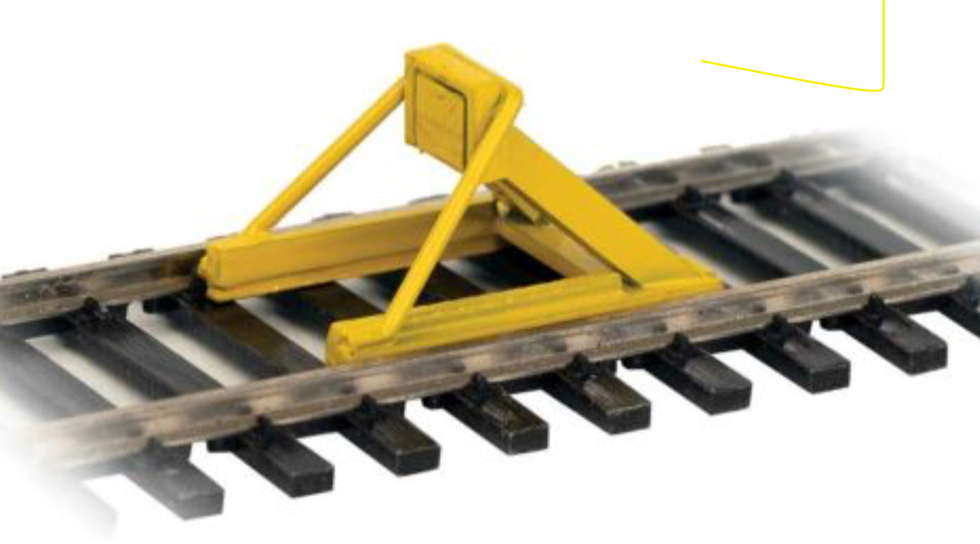 WALTHERS SIDING BUMPER - YELLOW