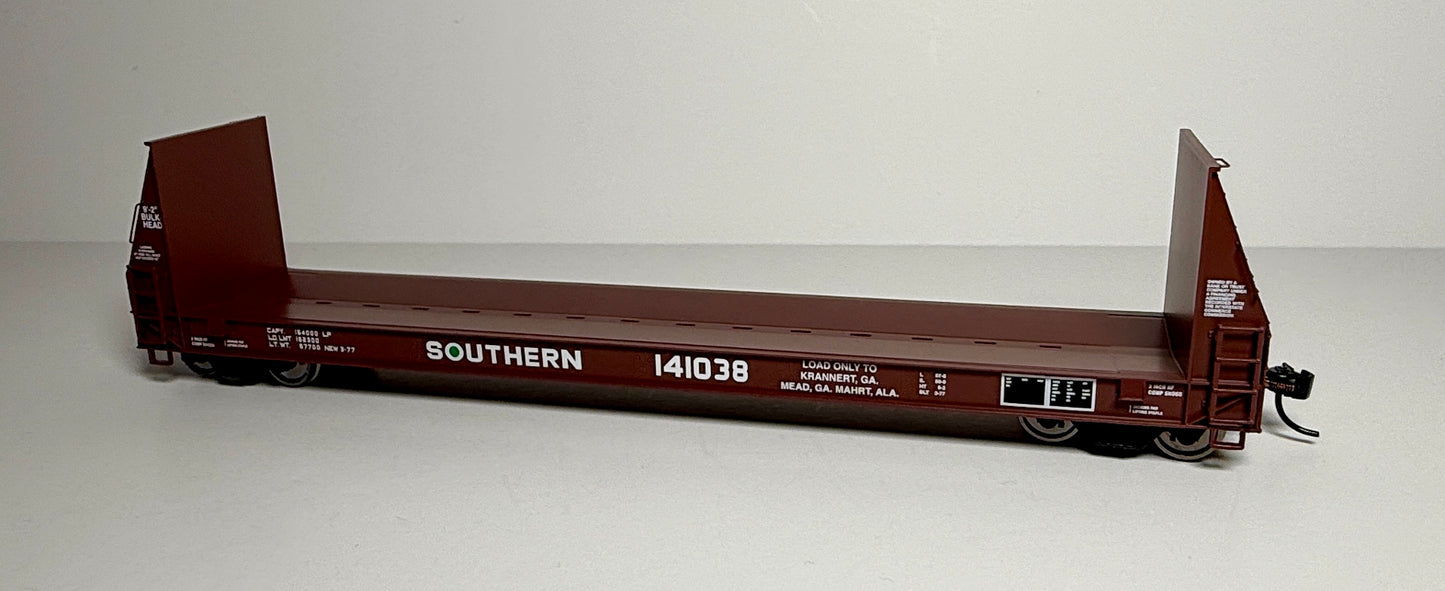 WALTHERS PROTO 50' SIECO PULPWOOD FLAT CAR - SOUTHERN