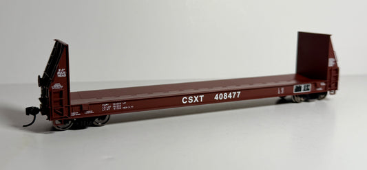 WALTHERS PROTO 50' SIECO PULPWOOD FLAT CAR - CSX