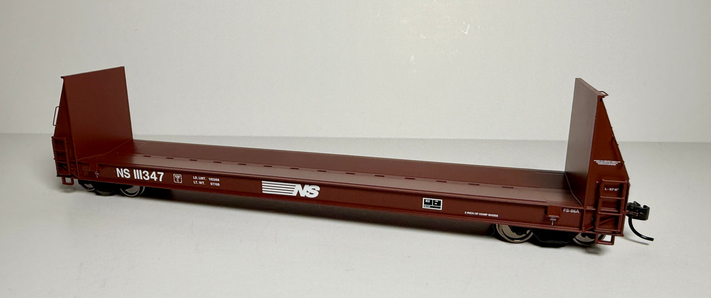 WALTHERS PROTO 50' SIECO PULPWOOD FLAT CAR - NORFOLK SOUTHERN