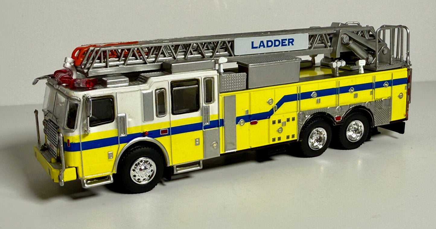 BREKINA PCX87 FERRARA LADDER TRUCK - YELLOW