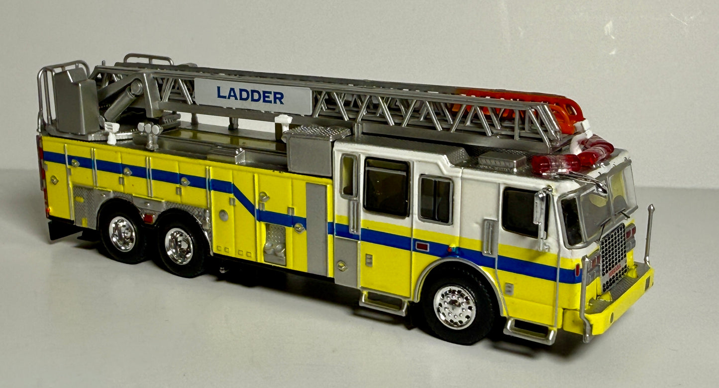 BREKINA PCX87 FERRARA LADDER TRUCK - YELLOW