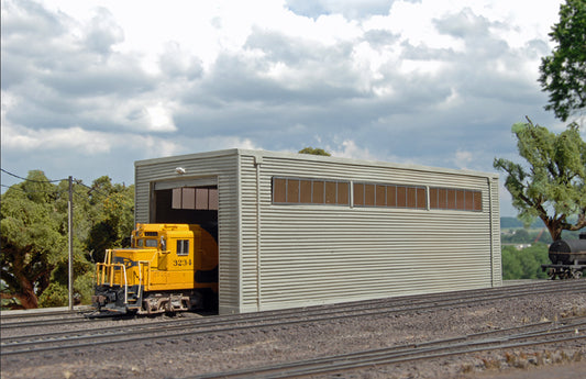 BACHMANN SCENE SCAPES SINGLE STALL LOCOMOTIVE SHED