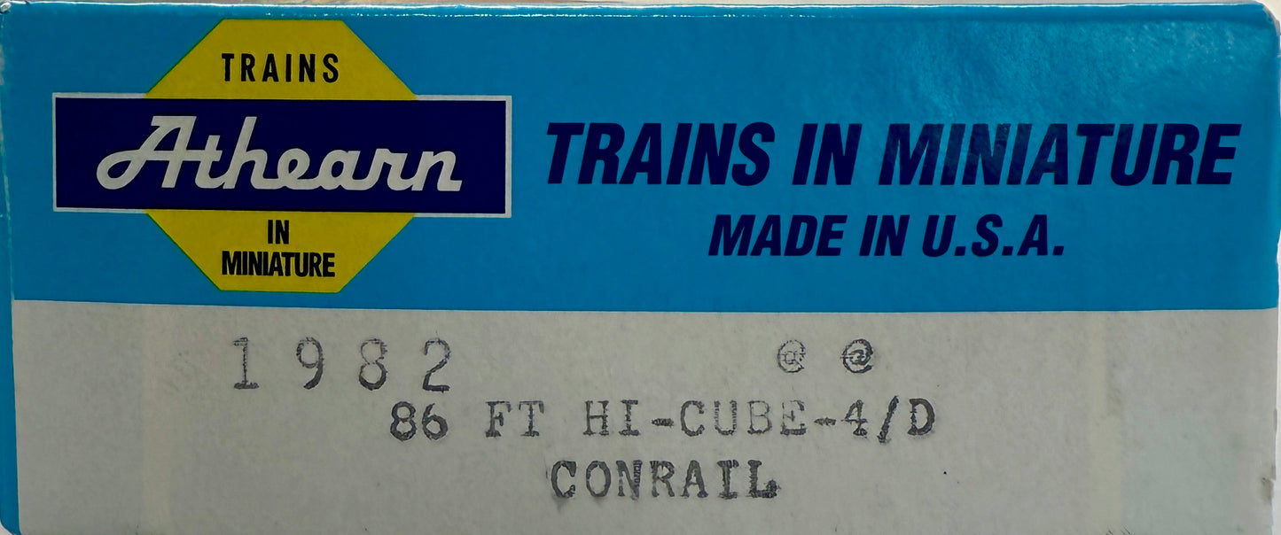 ATHEARN BLUE BOX BUILT KIT 4 DOOR 86' HIGH CUBE BOXCAR - CONRAIL