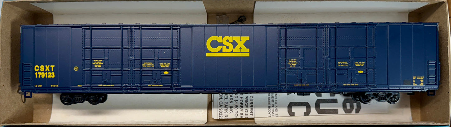 ATHEARN BLUE BOX BUILT KIT 8 DOOR 86' HIGH CUBE BOXCAR - CSX