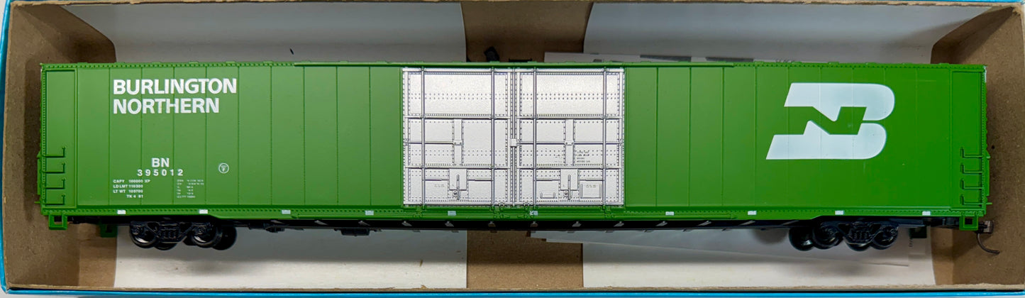 ATHEARN BLUE BOX BUILT KIT 4 DOOR 86' HIGH CUBE BOXCAR - BURLINGTON NORTHERN