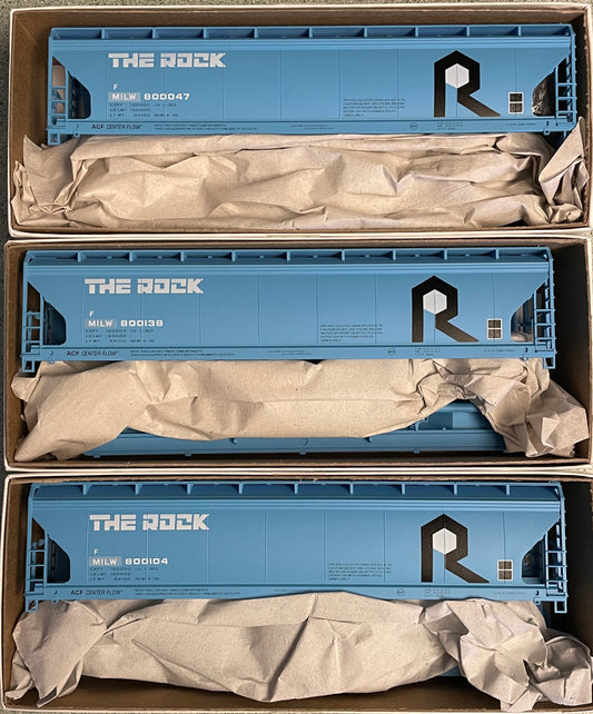 ACCURAIL LIMITED RUN CVD HOPPER SET (3 KITS)- ROCK ISLAND W/ MILW PATCH