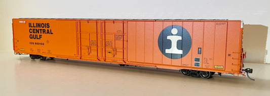 TANGENT GREENVILLE 86' HIGH CUBE PLUG DOOR BOXCAR - ILLINOIS CENTRAL GULF