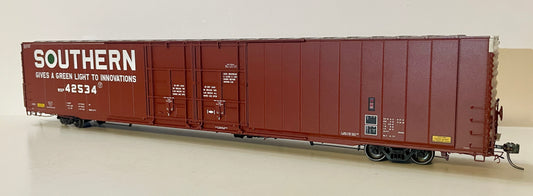 TANGENT GREENVILLE 86' HIGH CUBE PLUG DOOR BOXCAR - SOUTHERN (ORIGINAL)