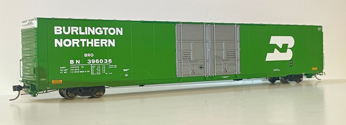 TANGENT GREENVILLE 86' HIGH CUBE PLUG DOOR BOXCAR - BURLINGTON NORTHERN