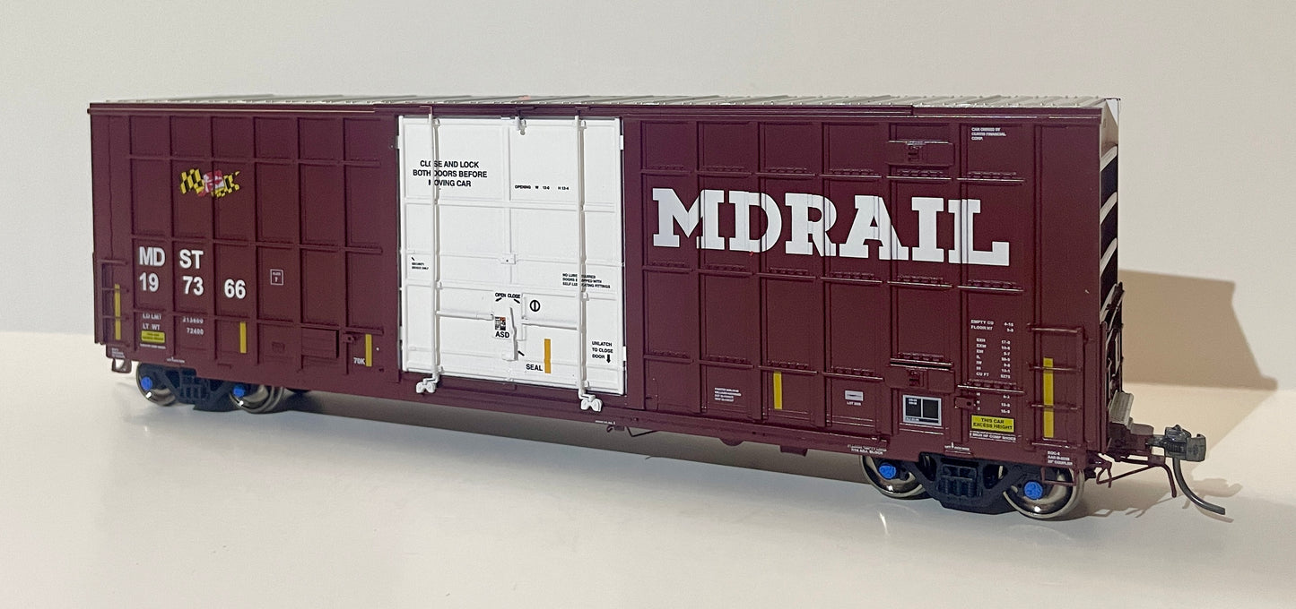 HOME SHOPS (PRAIRIE SHADOWS) TRINITY 50' HIGH CUBE BOXCAR - MD RAIL (MDST)