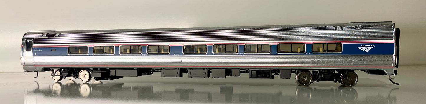 WALTHERS AMTRAK 85' BUDD AMFLEET II - 59-SEAT COACH PHASE VI (LIGHTED)