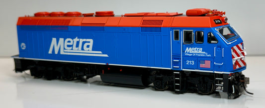 RAPIDO F40PHM-2 "WINNEBAGO" DCC/LOK SOUND - METRA BLUE SCHEME