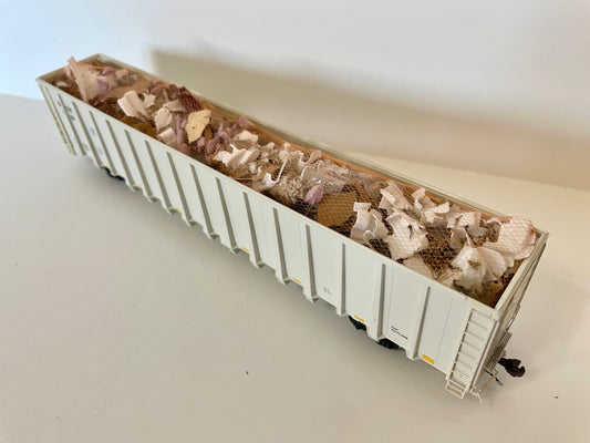 OTTER VALLEY RAILROAD 6400 CF CONSTRUCTION DEBRIS LOAD (FOR OVR 6400 CUFT GONDOLA)