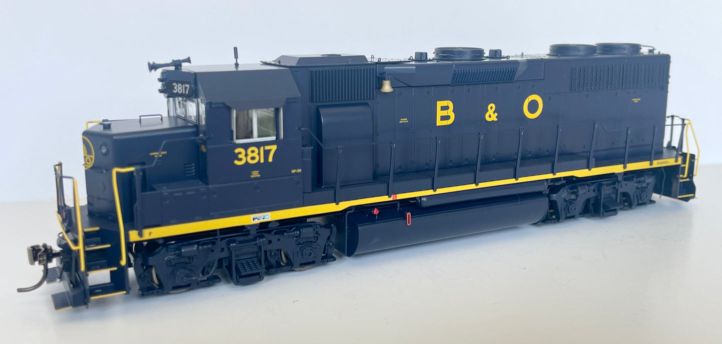 RAPIDO EMD GP38 DCC/LOC SOUND - B&O