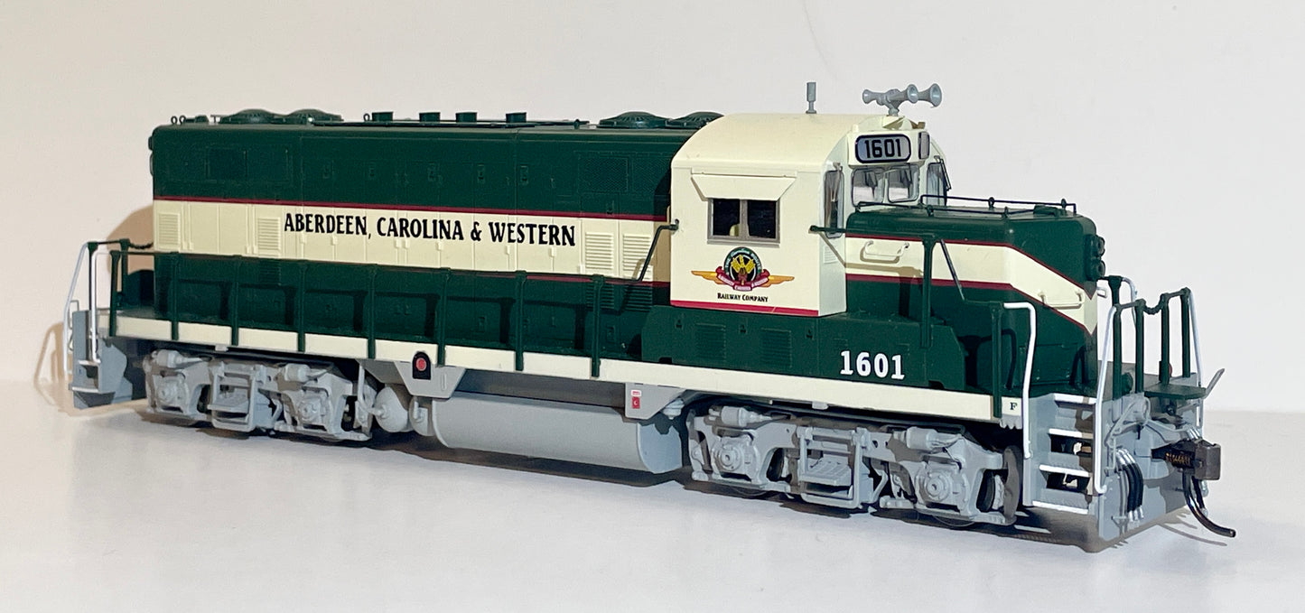 INTERMOUNTAIN RAILWAY GP16 DCC/LOC SOUND EQUIPPED - ABERDEEN CAROLINA & WESTERN