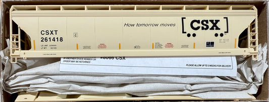 ACCURAIL ACF 3-BAY COVERED HOPPER - CSX  "HOW TOMORROW MOVES"