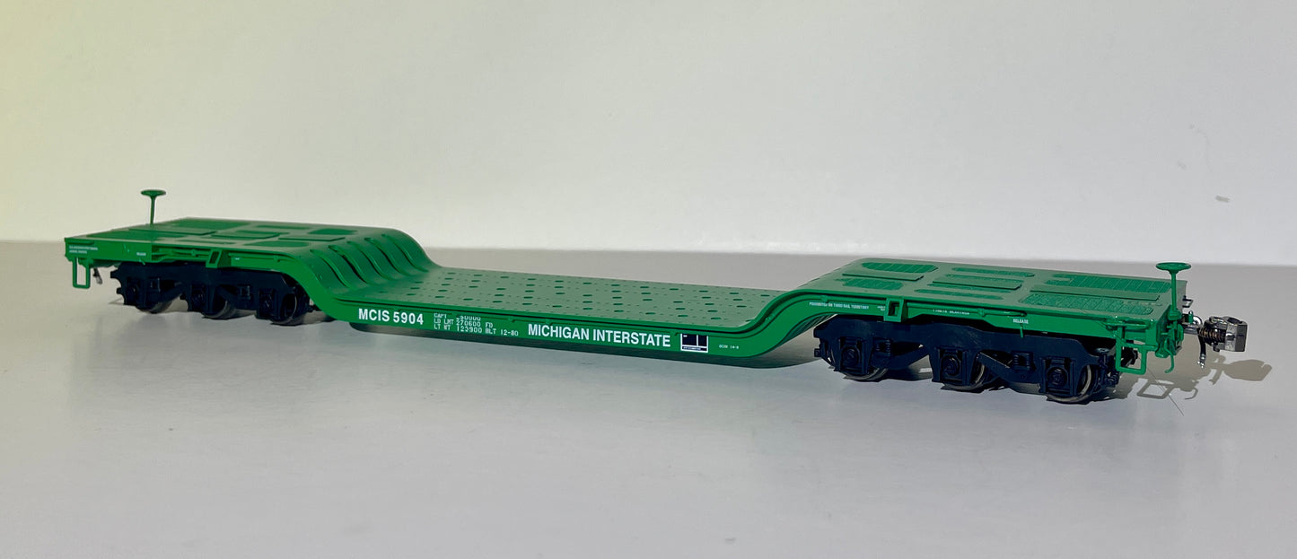 HOME SHOPS (CLASS ONE MODEL WORKS) GSC HEAVY DUTY FLAT CAR - MICHIGAN INTERSTATE #5904