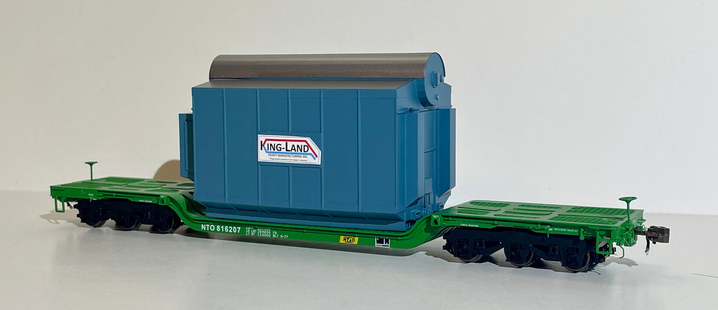 HOME SHOPS (CLASS ONE MODEL WORKS) GSC HEAVY DUTY FLAT CAR - NTO NATCHEZ TRACE AND ORIENT'S GENERAL STEEL CASTINS CORP.