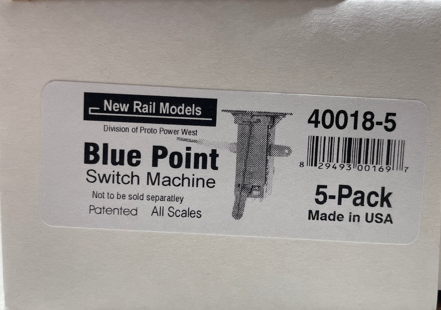 BLUE POINT SWITCH MACHINE (5 PACK)