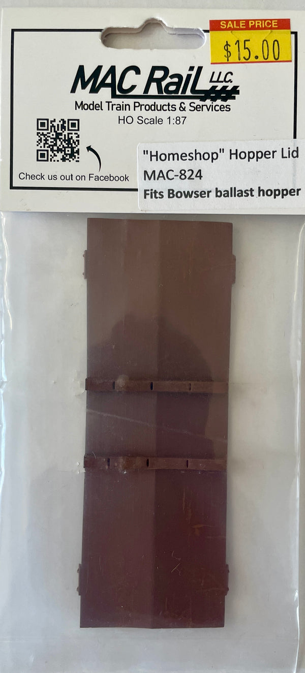 MAC RAIL MAC-824 HOMESHOP HOPPER LID – Makin' Tracks