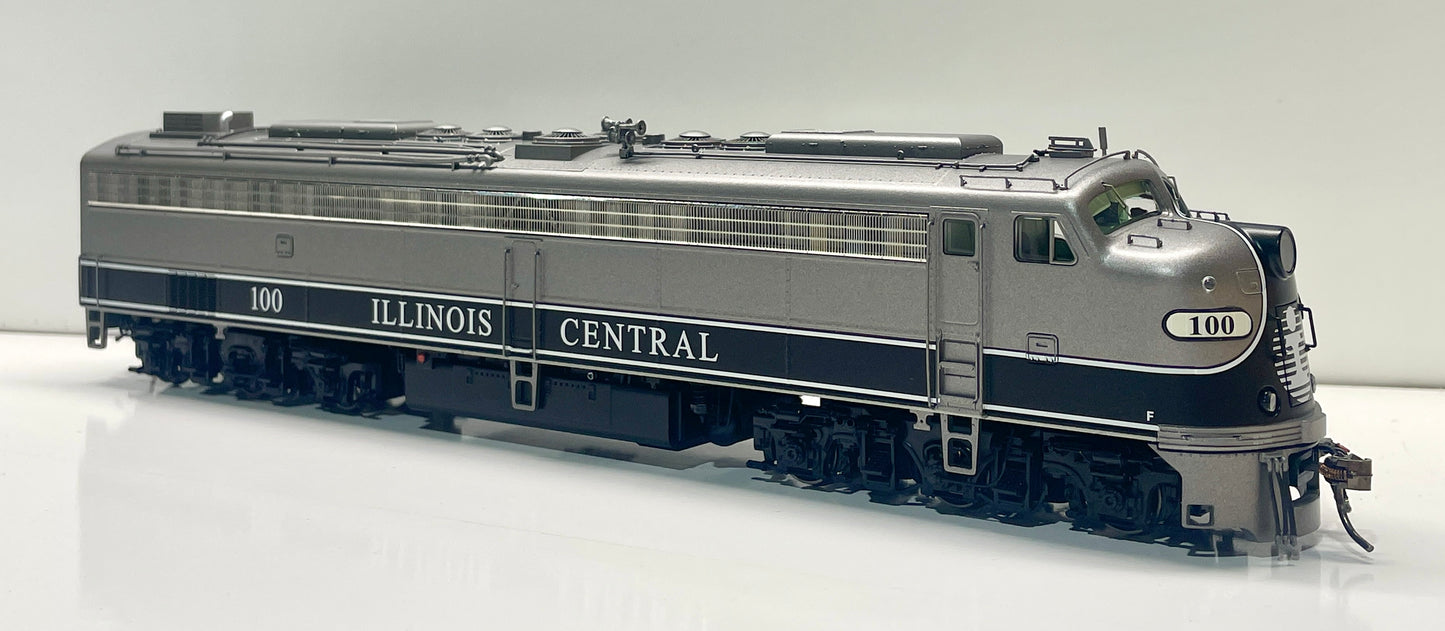 RAPIDO ILLINOIS CENTRAL EXECUTIVE E8A W/HEP 2 A UNIT SET (100 & 101) DCC/SILENT