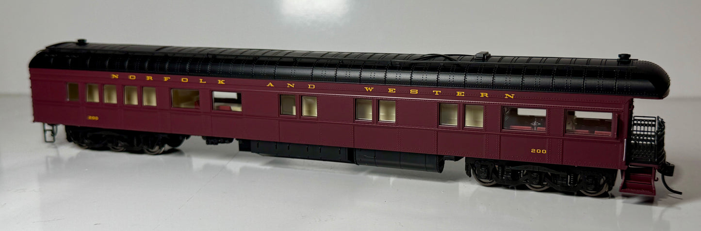 BROADWAY LIMITED BUSINESS CAR - NORFOLK & WESTERN #200