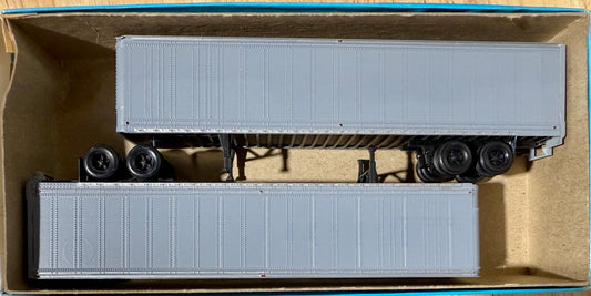 ATHEARN BLUE BOX 45' PIGGY BACK TRAILERS CUSTOM PAINTED AND DECALED - UPS