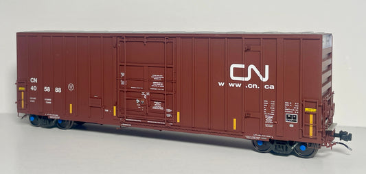 AURORA MINIATURES TRANSCON SHOPS 50' PLATE F BOXCAR  - CN