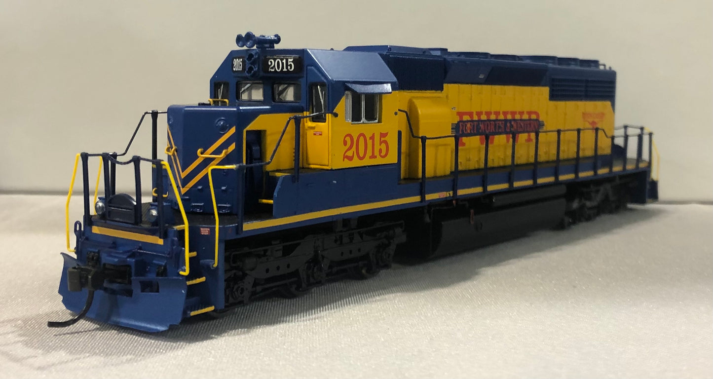 BROADWAY LIMITED PARAGON 4 EMD SD40-2 FORT WORTH & WESTERN (LIMITED EDITION PAINT SCHEME)