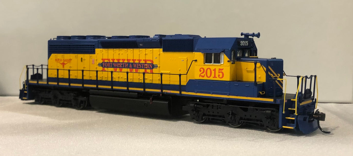 BROADWAY LIMITED PARAGON 4 EMD SD40-2 FORT WORTH & WESTERN (LIMITED EDITION PAINT SCHEME)