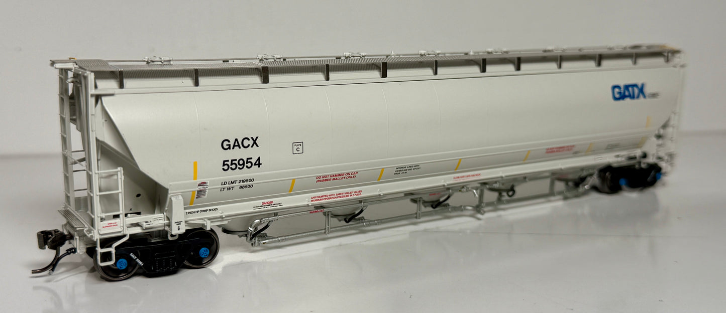 ATLAS MASTER TRINITY 5660 COVERED HOPPER - GACX (BLUE GATX LOGO)
