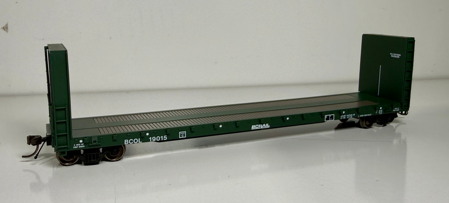 ATLAS MASTER 52' BULKHEAD FLAT CAR - BRITISH COLUMBIA