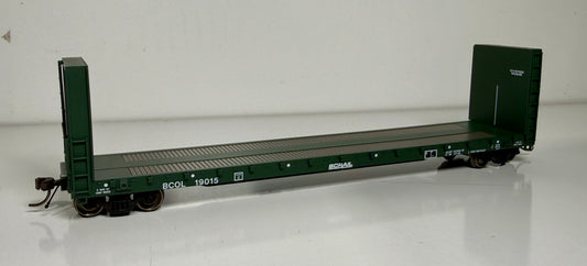 ATLAS MASTER 52' BULKHEAD FLAT CAR - BRITISH COLUMBIA