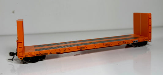 ATLAS MASTER 52' BULKHEAD FLAT CAR - CANADIAN NATIONAL (INTERNATIONAL SERVICE)