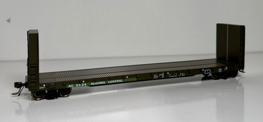 ATLAS MASTER 52' BULKHEAD FLAT CAR - ALGOMA CENTRAL