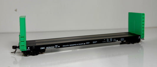 ATLAS MASTER 52' BULKHEAD FLAT CAR - DULUTH WINNIPEG & PACIFIC