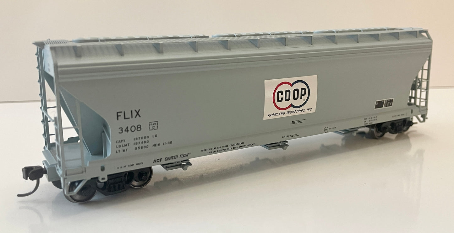 ATLAS MASTER ACF 4650 CENTERFLOW COVERED HOPPER - FARMLAND CO-OP