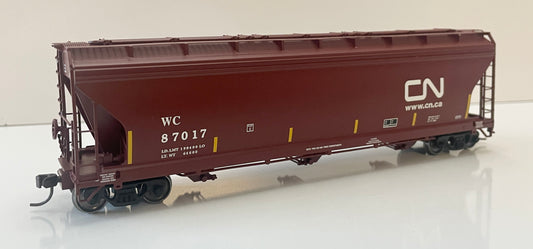 ATLAS MASTER ACF 4650 CENTERFLOW COVERED HOPPER - CN WITH WC REPORTING MARKS