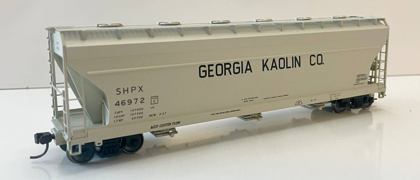ATLAS MASTER ACF 4650 CENTERFLOW COVERED HOPPER -GEORGIA KAOLIN