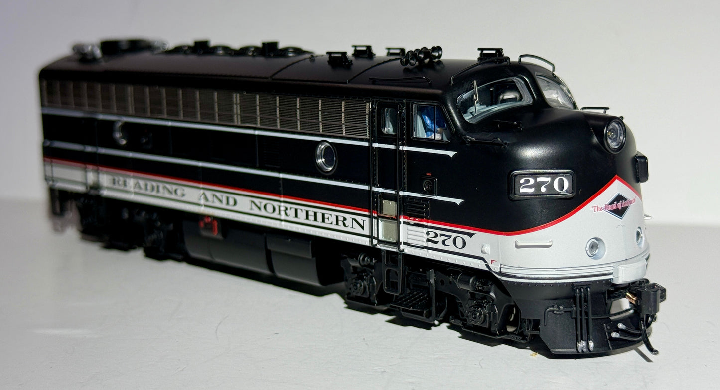 BROADWAY LIMITED STEALTH F9A DC SILENT - READING & NORTHERN 270