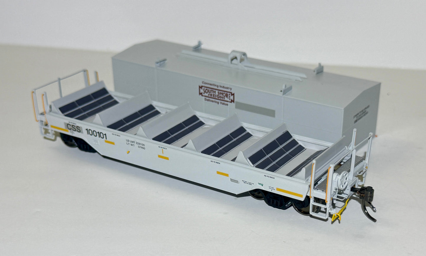 RAPIDO GREENBRIER TRANSVERSE COIL CAR - SOUTH SHORE FREIGHT