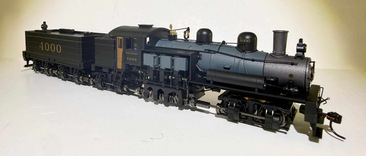 BROADWAY LIMITED PARAGON 4 DCC/SOUND CLASS D 4 TRUCK SHAY LOCOMOTIVE - SOUTHERN RWY - #4000