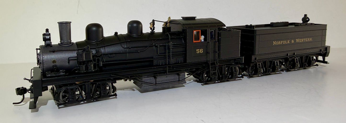 BROADWAY LIMITED PARAGON 4 DCC/SOUND CLASS D 4 TRUCK SHAY LOCOMOTIVE - NORFOLK & WESTERN #56