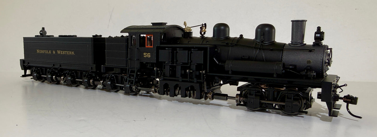 BROADWAY LIMITED PARAGON 4 DCC/SOUND CLASS D 4 TRUCK SHAY LOCOMOTIVE - NORFOLK & WESTERN #56