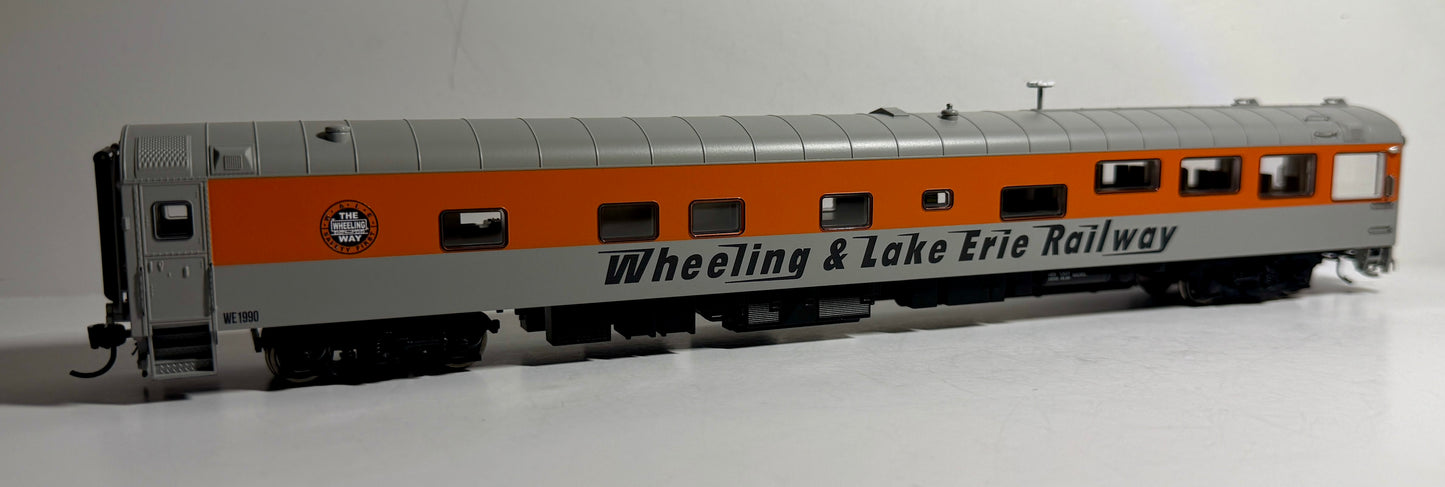 BROADWAY LIMITED TRACK INSPECTION CAR - WHEELING & LAKE ERIE #1990
