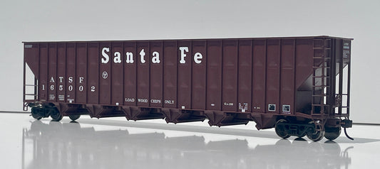 WALTHERS MAINLINE GREENVILLE 7000 CF WOOD CHIP HOPPER - SANTA FE